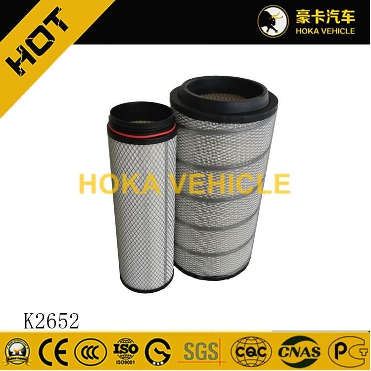 High-Quality Truck Spare Parts Air Filter K2652 for Heavy Duty Truck