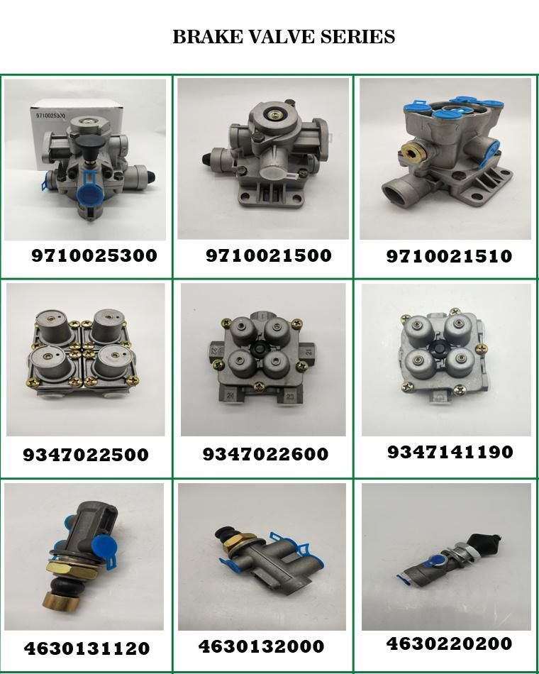 Daf Truck Four Circuit Protection Air Brake Valve 9347022500