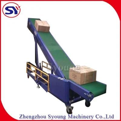 Mobility Truck Unloading Bags Belt Conveyor for Warehouse System