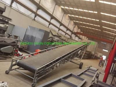 Dy Moibile Rubber Belt Conveyor Machine for Sawdust