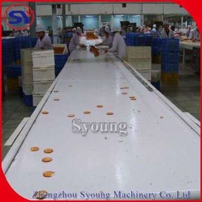 Sanitary Food Standard PVC/PU Belt Conveyor for Transport Cookie Crackers