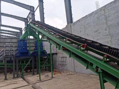 Heavy Duty Structure Fixed Flat Belt Conveyor for Sand/Cole/Stones