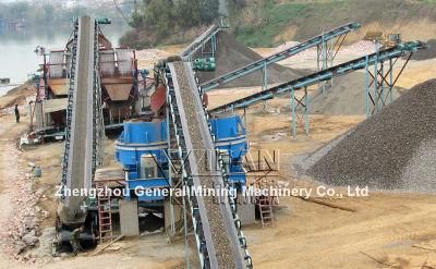 Construction Material Crushing and Screening Plants Rubber Belt Conveyor Price
