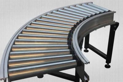 China Steel Gravity Roller Conveyor Line