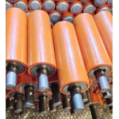 China Manufacture Belt Conveyor Roller Steel Idler with ISO Certification