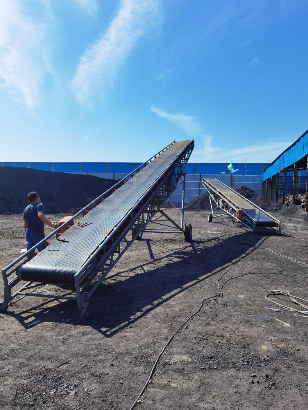 Carbon Steel Mobile Mining Sand Rubber Belt Conveyor