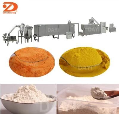 Fully Automatic Baby Cereals Nutritional Powder Snack Food Extrusion Machine Line