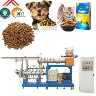 Dry Dog Cat Pet Food Production Line Animal Food Making Machine