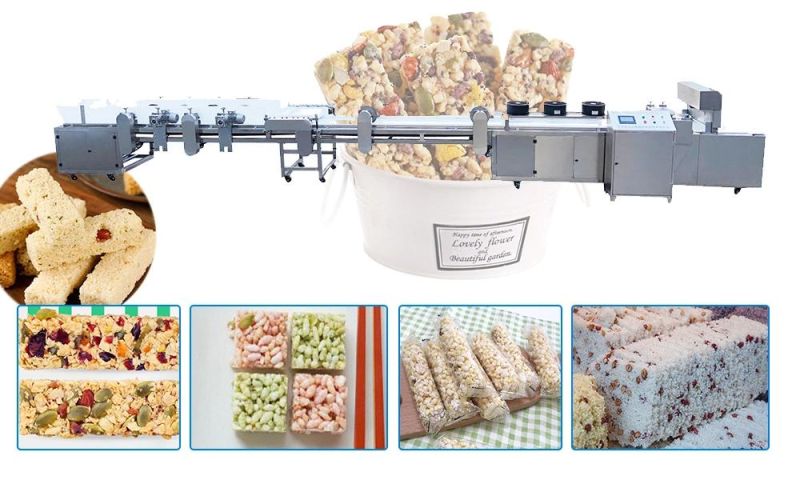 Food Processor Cereal Protein Bar Production Line Peanut Candy Machine