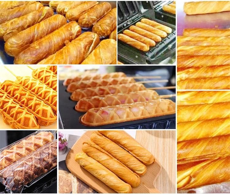 Crispy Machine Lolly Waffle Bakery Corn Baker Muffin Machine Hot Dog Waffle Machine