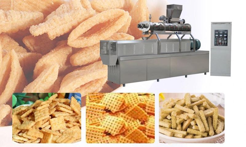 Bugles Food Snack Making Machine Automatic Corn Chip Bugles Production Line