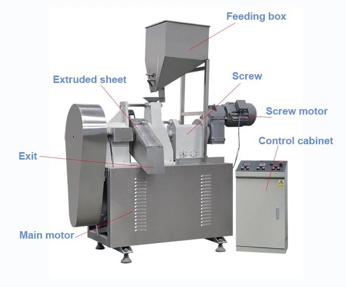 Hot Popular Kurkure Food Extruder Machines Nik Nak Processing Line