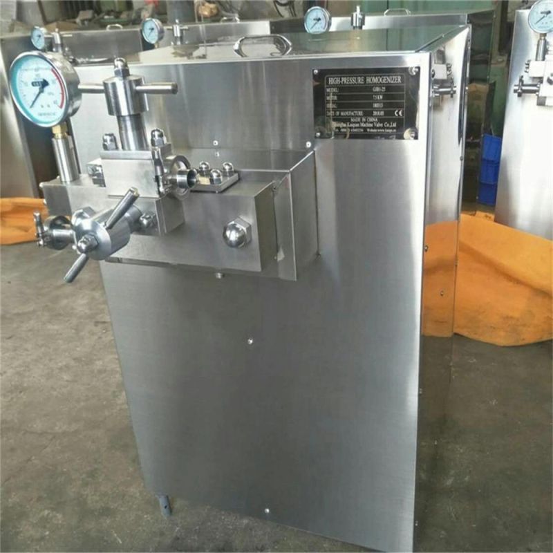 CE Piston Stage Certificate Tea Drink Milk Cream Yogurt Homogenizer Price