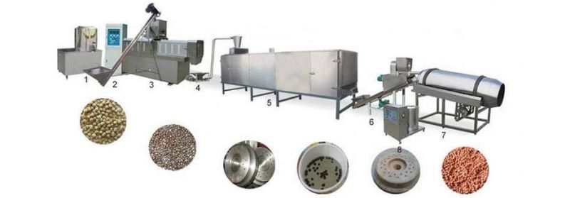 Animal Feed Twin Screw Extruder Pet Food Machine