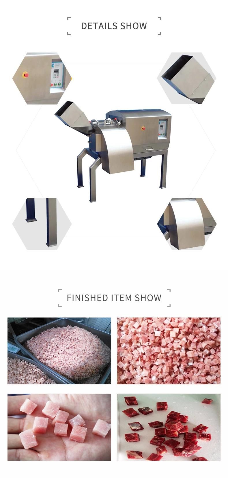 Industrial Frozen Beef Pork Dices Cutter Meat Cutting Machine