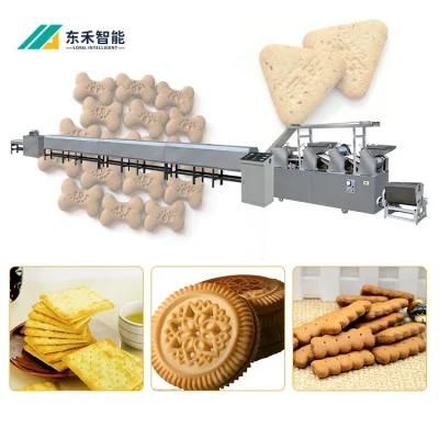 Sandwiching Biscuit Making Machine Commercial Biscuit Machine Soft and Hard Biscuit ...