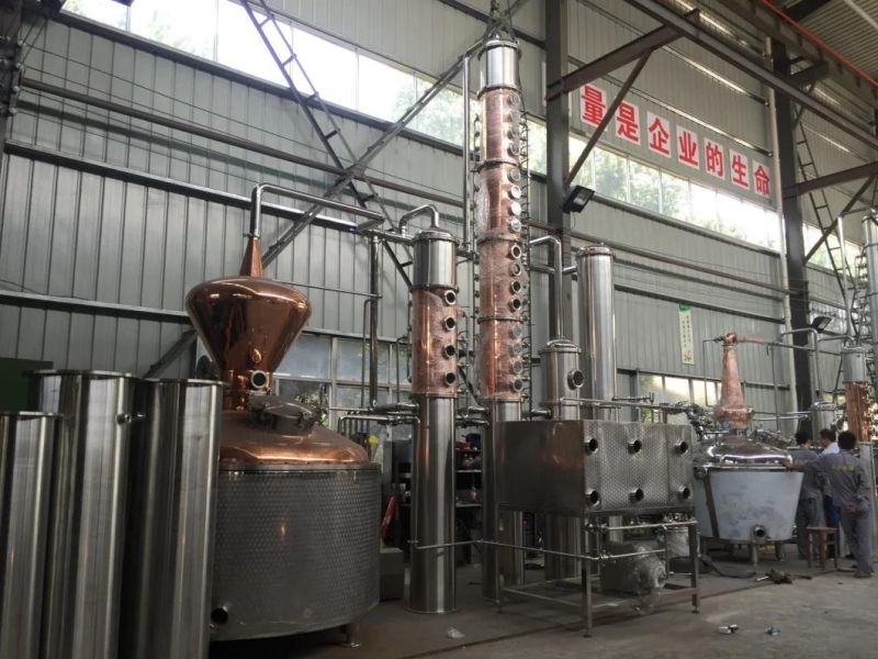 500L 1000L Industrial Use Vodka Brandy Whisky Distillery Equipment