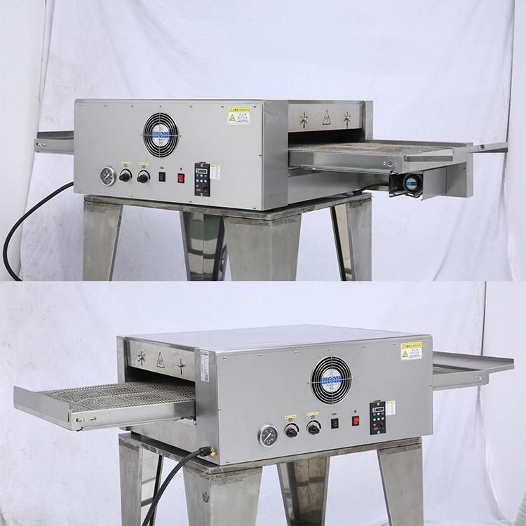 High Efficiency Commercial Gas Conveyor Pizza Oven Electric Conveyor Pizza Oven