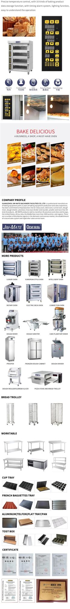 4 Deck 8 Trays Electric Baking Machine Professional Deck Oven Bakery Equipment Kitchen Equipment with Stone for Bread