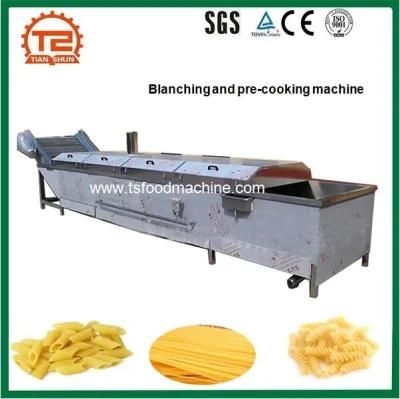 Automatic Blanching Cooking Machine and Blancher for Pasta Noodle and Beef