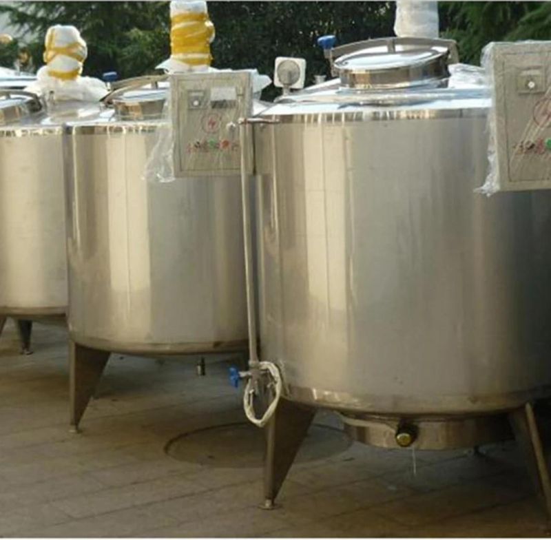 1000L Mixing Tanks Chemical Liquid Detergent Jacket Heating Mixer