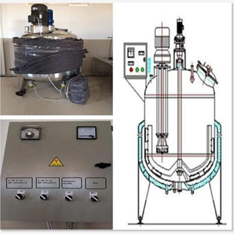 Sanitary (304 &316) Heating Tank Jacketed Tank Two Layred Tank