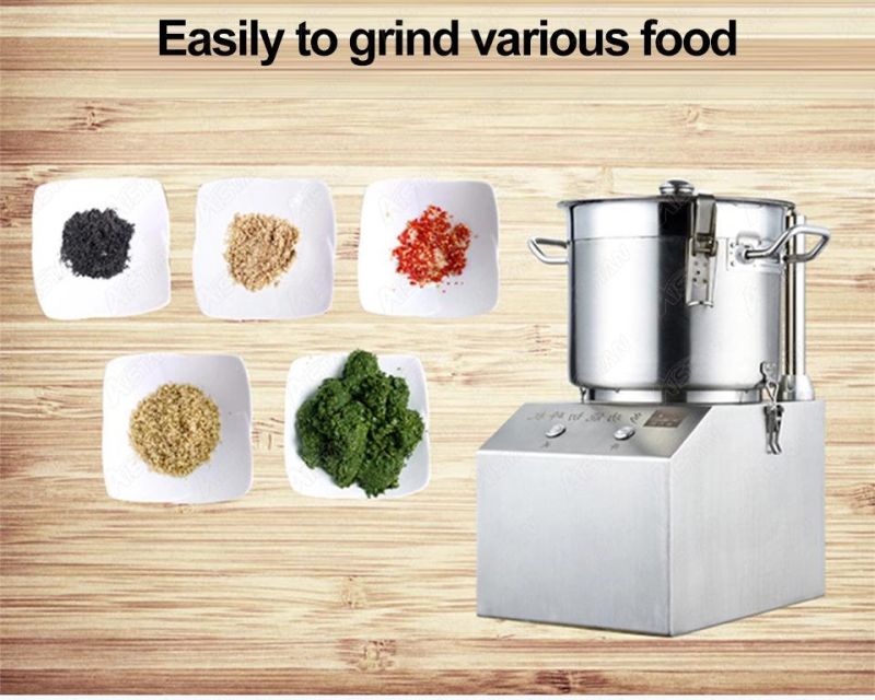 Hj8a Electric High Power Food Broken Cutting Machine Food Chopper Grinder Vegetable Cutter Stainless Steel with Bowl 220V