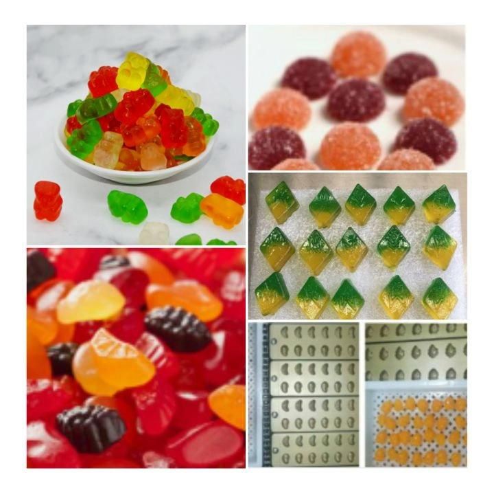 Fully Automatic Lollipop Candy Making Machine Regular Round Lollipop Production Line