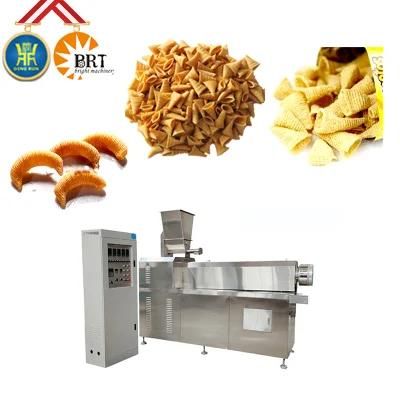 Automatic and Popular Crispy Fried Pellet Chips Snacks Making Machine Bugles Processing ...