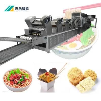 Industrial Fried Instant Noodles Processing Machine Square Shape Making Machine