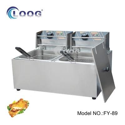 Commercial Electeic Freestanding Potato French Chips Deep Fat Fryer for Kfc Kitchen ...