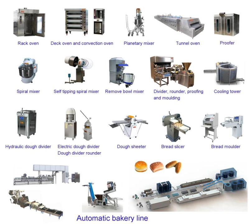 Full Automatic Cake Biscuits Cookies Bread Tunnel Baking Oven