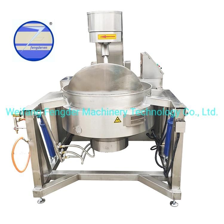Fully Automatic Planet Jacket Kettle Industrial Planetary Mixer Steam Cooking Kettle