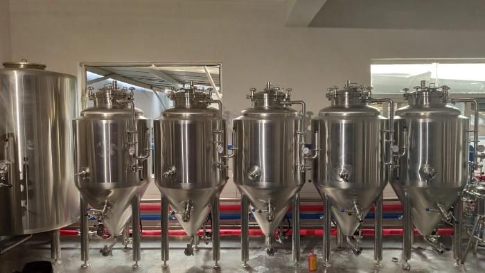 500L Equip Brew Conic Ferment Stainless Steel Tank Double Jacket