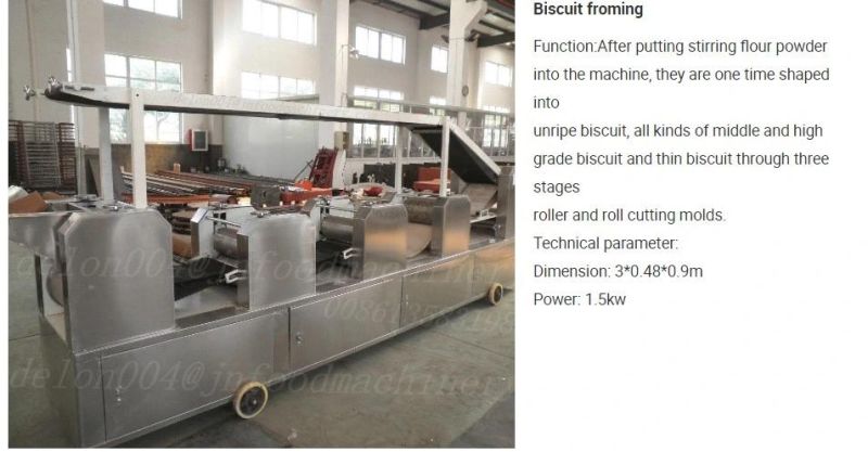 Delicious Marie Top Biscuits Making Machine / Cookie Equipment