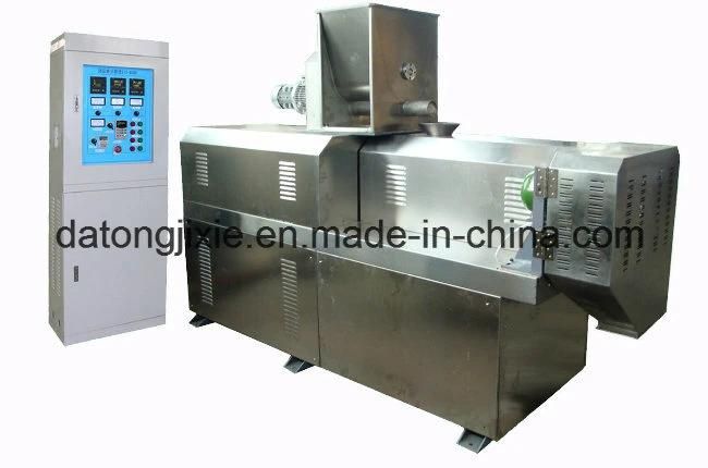 Twin Screw Pet Dog Cat Feed Pellet Processing Puff Corn Snack Food Making Extruder