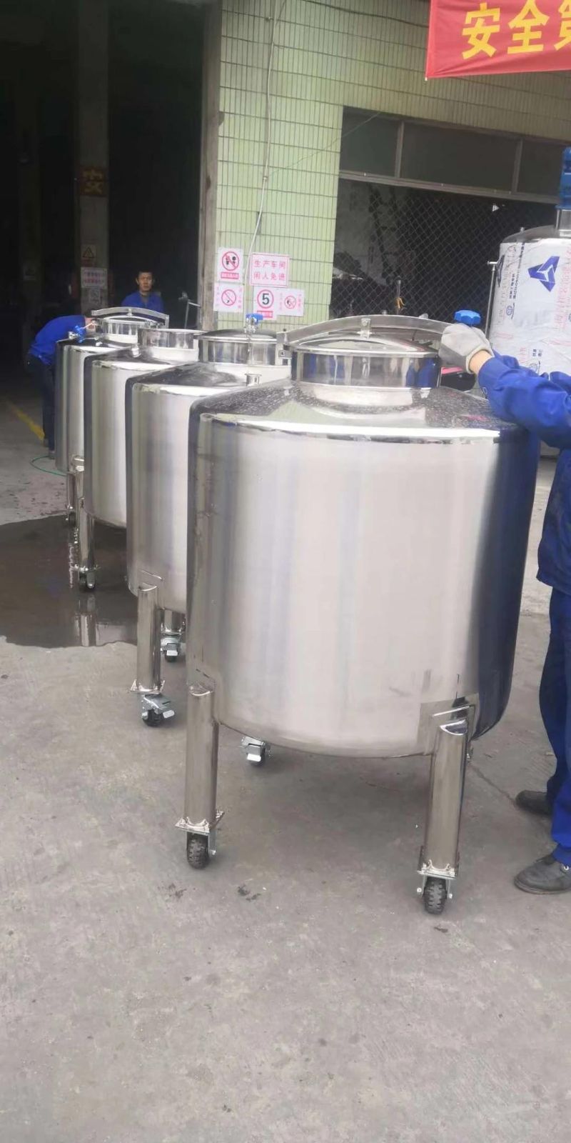 Large Storage Preparation Reaction Mixing Cooling Heating Fermentation Holding Tank