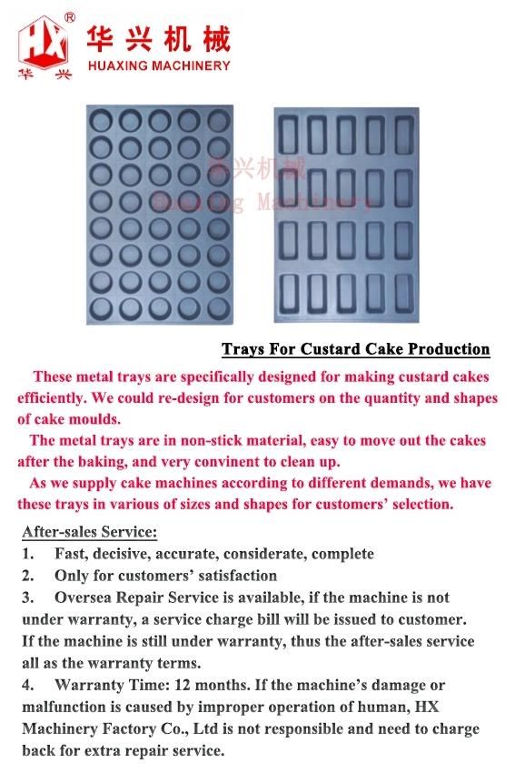 Metal Trays for Custard Cakes (Non-Stick metal Mould Multiple Specification)