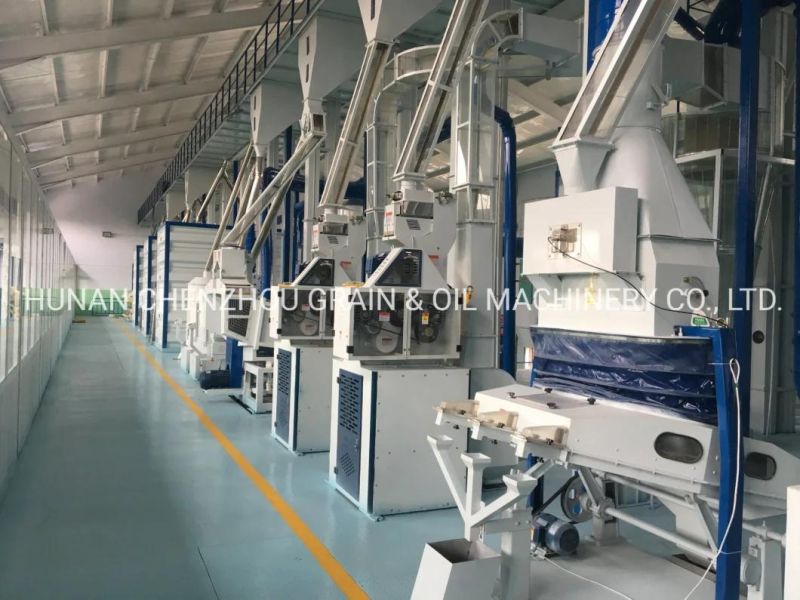 Full Automatic Rice Mill Machine by PLC System Supply