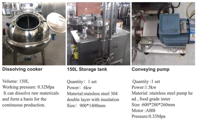 2021 New Tech Automatic Small Soft Candy Making Machinery