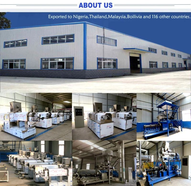 100-3000kg/Hr Industrial Automatic Wet Dry Animal Pet Dog Cat Food Extruder Fish Feed Making Machine Production Line Processing Maker Plant