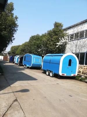 2020 New Food Van Trailer / Mobile Kitchen Cart / Fast Food Truck for Catering Croissant ...
