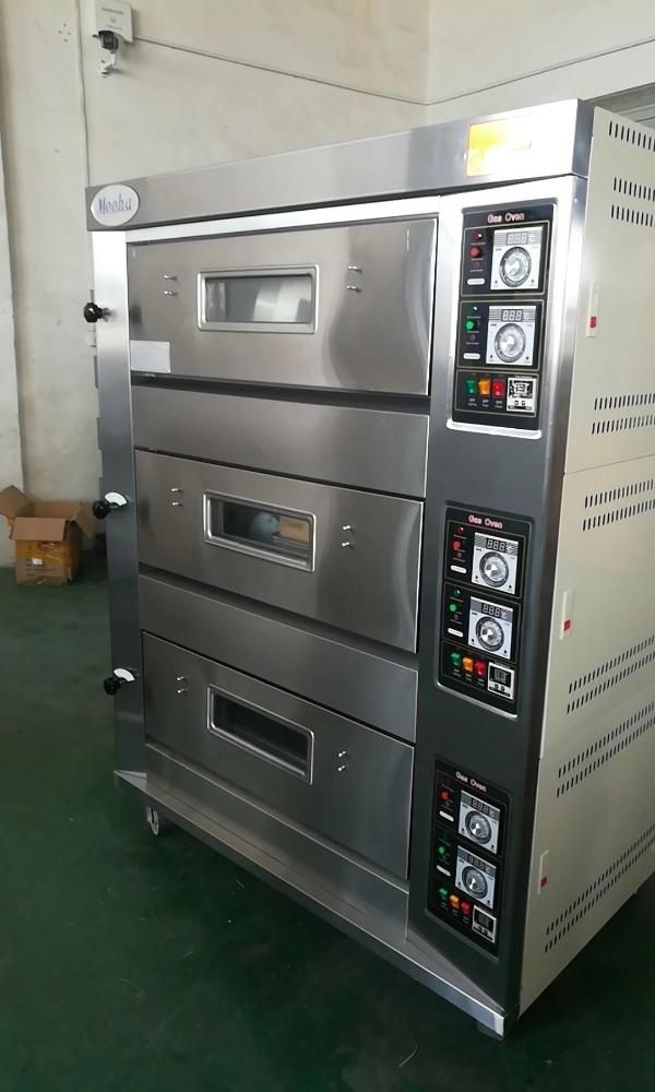 3 Decks Bakery Gas Oven Bread Oven Pizza Oven Yxy-60