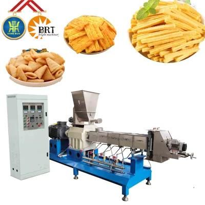 Fried Wheat Puff Extrusion Machine Fried Puffed Food Line
