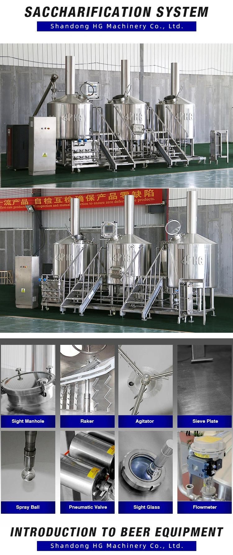 Beer Brewing System Micro Brewery Equipment Mini 1000L Beer Brewery Equipment Brewhouse