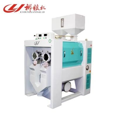 Clj Top Selling Rice Whitening Machine Mnsw21.5fx2 Double Roller Rice Whitener