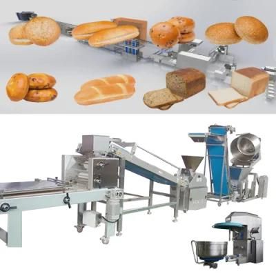 Full Automatic Baking Bread Food Making Machine for Burger Loaf Toast Hot Dog Bakery ...