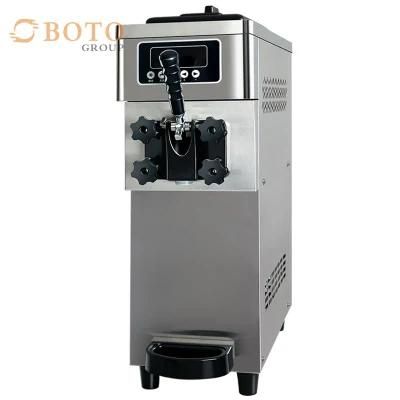 Industrial Grade Compress Silent Sound Design Stainless Steel Ice Cream Machine