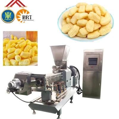 Automatic Double Screws Puffed Corn Snack Puff Food Production Line Manufacture Extruder