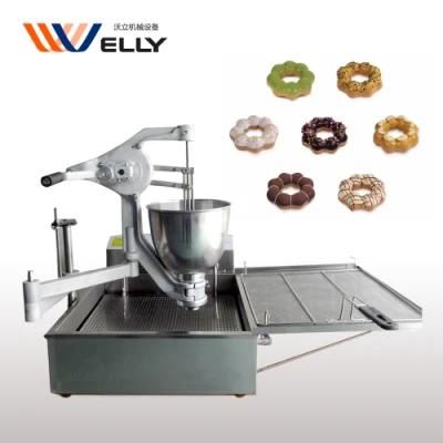 Snack Store Manual Doughnut Machine Cake Shape Flower Shape Breakwater